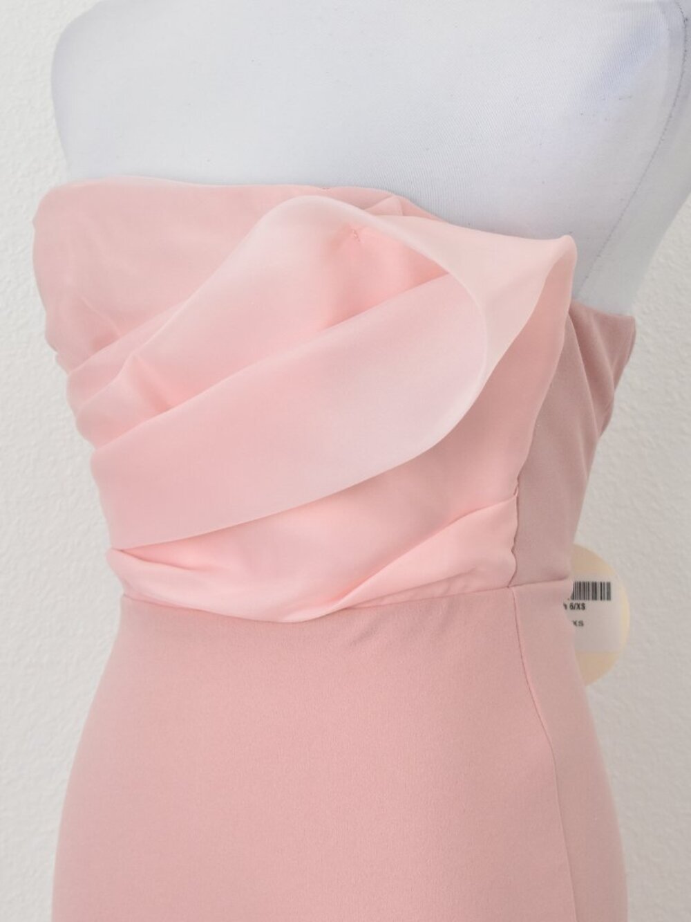 Here Comes the Sun Selfie Leslie Karaline Strapless Dress Blush NEW - XS - Picture 8 of 12